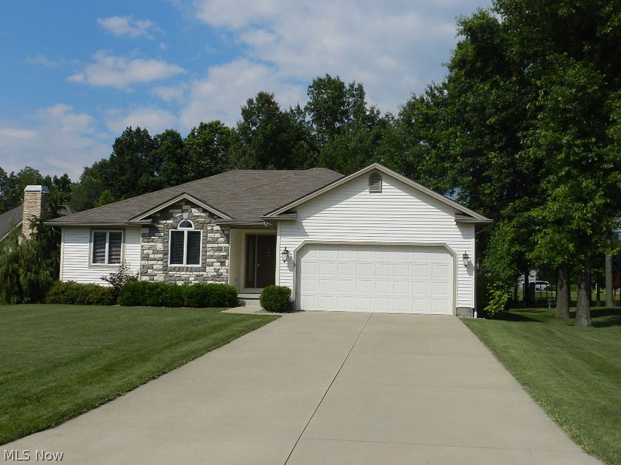 A beautiful Lynn Dieter ranch in a well sought after area. This home is MOVE IN READY! Your great room offers a cathedral ceiling and tons of natural light. Kitchen has abundance of counter space as well as cabinets. Eat your dinner at the table or at the counter. Enjoy your coffee on the back patio and enjoy the plush landscape as well as the fence that surrounds the back yard. Your master bedroom is a tranquil space that offers a large walk in closet and beautiful master bath. Two spare rooms offer great space as well as natural light. First floor laundry room too. Enjoy the summer at the community pool and your gatherings in the clubhouse.The basement is a hobbyist/crafters dream where you will find plenty of electrical outlets in the basement. Since the owner has lived here, she has put in many upgrades-electrical, plumbing, Hunter Douglas custom blinds, wrought iron fence, additional kitchen cabinets and landscaping just to name a few. Why build when you can have it all NOW!!! Hom