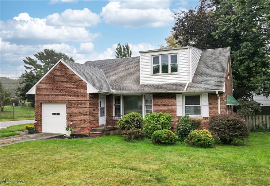 Welcome to this delightful 3-bedroom, 1.5-bath brick home in Lyndhurst, perfectly set on a lovely corner lot with a unique double entrance driveway from both Anderson and Learidge. Just a short stroll to Anderson Park, this home offers the perfect balance of neighborhood charm and everyday convenience.

Step inside to find a welcoming first floor with two comfortable bedrooms, a full bath, a bright and cheerful living room, and a dining area with French doors that open to a screened porch—an ideal spot overlooking the spacious, fenced backyard. The kitchen completes the main level. Upstairs, the private master suite feels like a true retreat, featuring a half bath, an oversized cedar closet, and plenty of extra storage.

The home also includes a single-car attached garage and a generous backyard with endless possibilities for entertaining, gardening, or simply relaxing. Lovingly maintained and filled with charm, this home is ready to welcome its next owner.  Primary bedroom remodel 2023, Kitchen floor, 2025, Washer/Dryer 2024, Fresh paint first floor bedrooms.