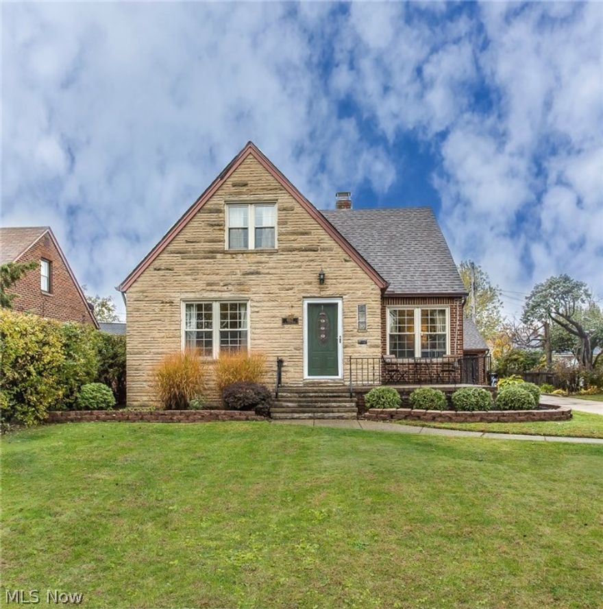 Welcome to this Charming Brick Home! As you enter you will notice the cozy atmosphere and its natural wood work. The living room is spacious and leads to the eat in kitchen area. All the appliances will stay. There are 2 bedrooms on the main level as well as a full bath. The home has some hardwood floors. On the second level are two more bedrooms with walk in closets. Plenty of storage area too. The basement has a rec room area with a wet bar, perfect for entertaining. There is a full bath in the basement with ceramic tile. Let's not forget the lovely stamped concrete patio for outdoor entertaining. There is a 2 car detached garage. The windows have been updated. New roof 2019! This home has been loved!