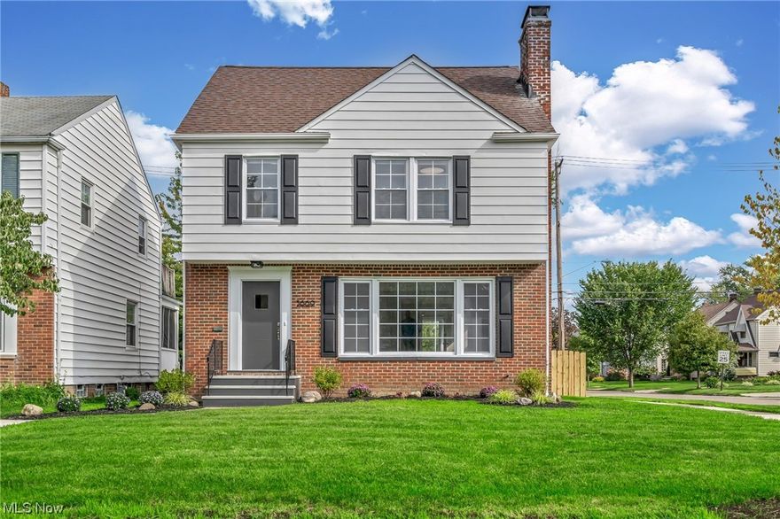 Gorgeous, extensively renovated (all in 2023) 3-story colonial with ALL NEW windows, flooring, lighting. The main level was opened up to serve today's lifestyle & entertainment needs. The entire home is freshly painted inside & out. The exterior has new shutters, new fenced-in yard, new front stoop, & a rebuilt enclosed porch with new windows & LVT flooring. The kitchen is extensively reconfigured & updated with new white shaker cabinets with soft closures & full extension drawers, quartz countertops, stainless steel appliances, breakfast bar, lighting, hardware, & built-in coffee bar. The living room fireplace has new tile & hearth. The 2nd floor was reconfigured to create an owners suite with large walk-in closet & new ensuite bath with large white vanity with dual sinks, large tiled shower, waterproof LVT flooring, sliding barn door, etc. The main bath was gutted & updated with new tiled tub/shower, vanity, wall heater, waterproof LVT flooring, lighting, linen closet, etc. The large