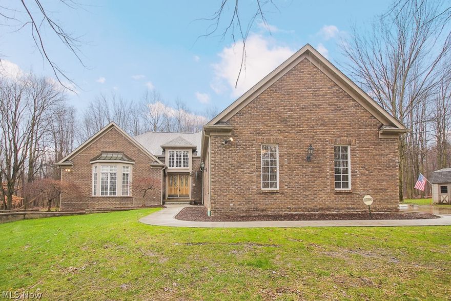 A truly custom built home designed for and by the homes only owners.  The stately home sits nestled back in the woods on a 7 acre plot of land.  You'll enjoy the peace and serenity of the yard on the deck or in the expansive 3 season room.  The home will truly fit just about anyone's lifestyle with a master suite on the 1st floor and another bedroom with it's own private bath on the 2nd floor as well.  Rather than a guest half bath on the 1st floor this home has an additional full bath on the 1st making for a total of 4 full baths.  If storage is what you need there's a large area in the unfinished basement which is accessible directly from the garage, an unfinished area over the garage that is accessible directly through one of the 2nd floor bedrooms, and a storage shed just off the driveway in the yard.  With the roof recently replaced and the septic already inspected and cleaned, this home is in great shape with so much to offer, a quick refresh and she'll be ready to house all your