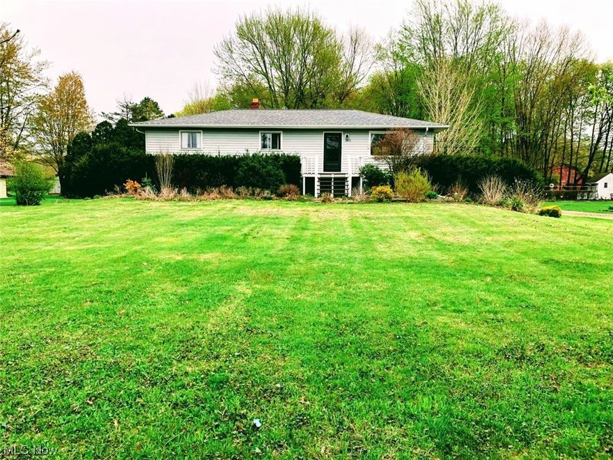 Situated on over 2.30 acres in a very sought after area in Perry village is this remarkable well-maintained ranch! Entering you will love the natural sunlight and flow from the living to kitchen area. Living area being grand in size connects directly to the eat in kitchen. Surrounded by an abundance of cabinetry and country top space. Memories, laughter and creating fun exciting recipes is perfect for this area. The oversized full bath has gorgeous dark chocolate laminate flooring. Three very spacious bedrooms complete the first floor living area.  Lower level has so many possibilities. If you are looking to add additional finished living space the basement being 50x25, two   separate walkouts, wood burning fireplace and laundry area. It is also plumbed for second bath if desired. With warmer weather coming soon enjoy the abundance of land this home has to offer. Bonfires, entertaining, BBQ ,and just a lovely nature stroll through the forest are some of the ideas that come to mind. Add