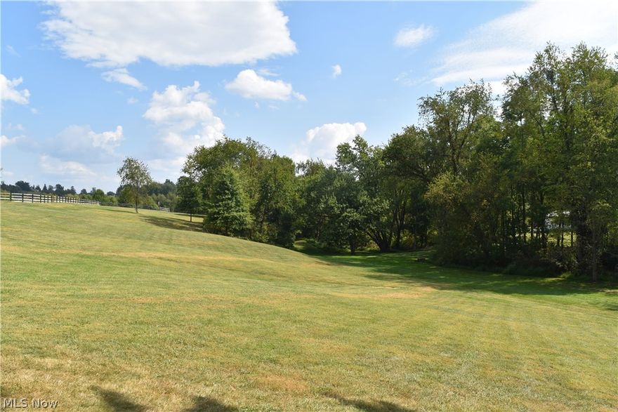 This is a great 10 acre piece of land ideal for development. It exists outside the city limits. Belmont County water available and 6" water line easement already in place with city sewage. So many possibilities for this land, what can your creative mind come up with. The property extends to a St. Clairsville street. 10 acres will be surveyed off of the 27 acre parcel.