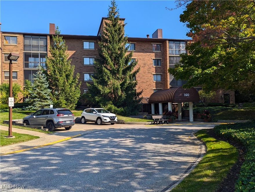 *Desirable ranch condo in Woodhawk! *Two bedrooms and two full baths! *Open concept living and dining rooms lead to screened-in porch with nature views and quiet courtyard! *Eat-in kitchen has pantry and loads of KraftMaid cabinets with soft-close doors! *Newer refrigerator and all appliances including dishwasher remain! *In-unit laundry room equipped with washer and dryer and storage! *Owner's suite with oversized bedroom and enormous walk-in closet! *Bathroom has newer tiled shower and tub area with convenient step-up! Sink inside bathroom as well as a sink outside, making it easier to get ready! *Loads of storage throughout! *Assigned storage unit in garage as well as assigned parking space! *Perfect location is close to stairwell which leads to outside and parking garage! *Woodhawk is a gated community with 24-hour security, walking trails, community center with exercise room, 2 pools, tennis courts and more! *Note that the monthly HOA fee includes water and sewer! *Fabulous convenient location, near Mayfield corridor of shopping and restaurants. *Close to highways, hospitals, Legacy Village, Beachwood Place, Pinecrest and much more!