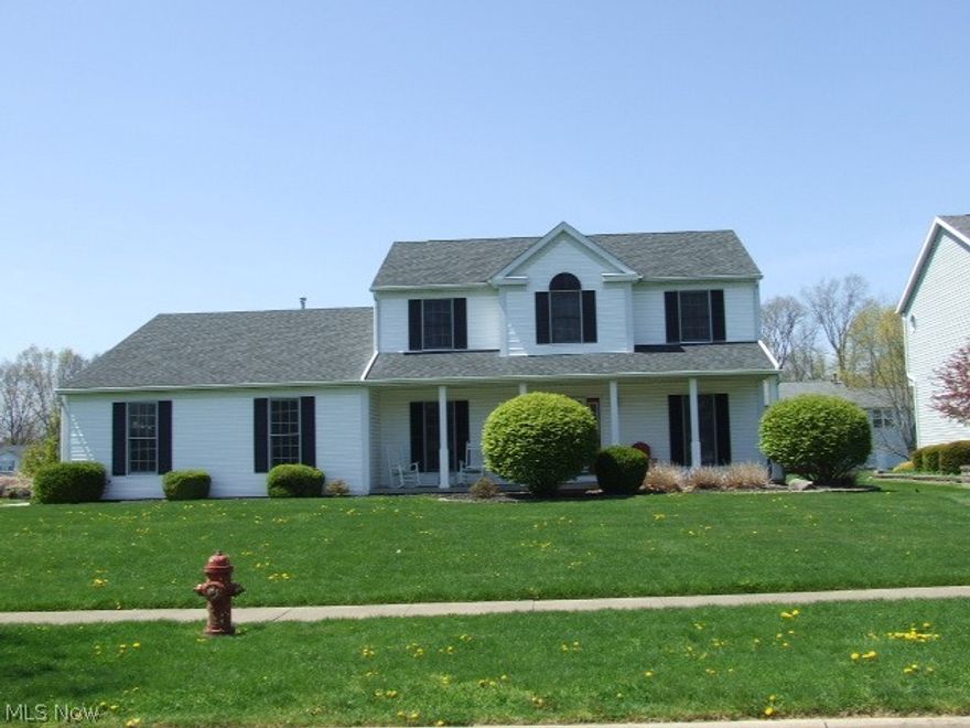 Beautifully maintained 3-Bedroom Colonial on large, corner lot.  First floor has formal living room currently used as an office, formal dining room, kitchen with large eating area open to fireplaced family room and sliders to back deck and patio.  First floor laundry with utility sink, half bath, and pantry with entry to the oversized 3+ car garage with h/c water and drain.  Upstairs is large master bedroom with walk-in closet, master bath with double sinks, step-in shower, and jetted tub.  In addition, upstairs has 2 other bedrooms with large closets and full bathroom.  11-1/2 course basement with sump pump just waiting to be finished for additional living space.  Beautiful corner lot.