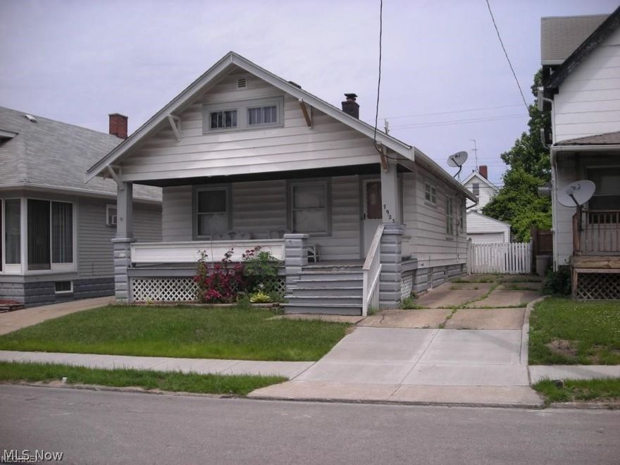 Great opportunity for investor or first time buyer.  Cozy bungalow located close to Cleveland Metroparks, shopping, restaurants and transportation.  Room to expand on second floor.  Fenced in backyard.