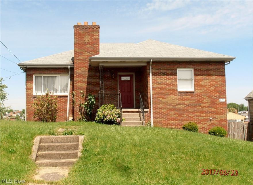 Why pay rent when you can buy this very affordable two bedroom, two bath brick home with an above ground pool and a deck for those summer days! Yard has chain link fence with privacy screen that is less than a year old. Home is in need of some repairs and is being sold as is.