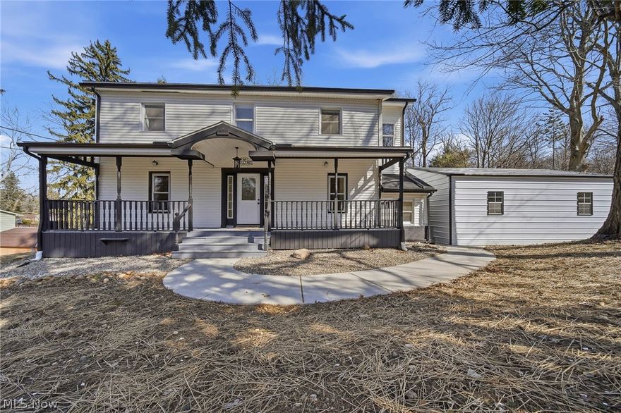 This 4-bedroom, 3.5-bath home is the result of vision, transformation, and a fresh start. The current owners saw
what could be and took it all the way down to the studs to bring that vision to life. What stands today is a beautifully
refreshed home that feels light open and ready for its next chapter. From the moment you step inside, you’ll notice the
clean modern feel created by fresh drywall, paint, updated flooring, and thoughtful finishes throughout. The kitchen was
designed to be both functional and welcoming, featuring quartz countertops, an oversized farmhouse undermount
stainless sink, and brand-new appliances that flow easily into the main living spaces, making gatherings effortless and
connected. One of the home’s most versatile features is the first-floor primary suite which also serves as a private guest
retreat with its own updated bath. Upstairs, you’ll find an additional primary-style suite with a clawfoot tub, generously
sized bedrooms with abundant natural light, a stylishly updated Jack and Jill bath, and a flex room perfect for a nursery,
home office, gym, or library. The sunroom is a true highlight, offering a peaceful place to enjoy your mornings with coffee
or unwind in the evenings. It opens to a wraparound deck overlooking the large backyard, recently cleared, leveled, and
seeded, providing a blank canvas for play, pets, gardens, or future outdoor entertaining. Major plumbing updates, a new
well pump, a new water softener, brand-new laundry appliances, and a serviced HVAC add to the move-in-ready
confidence. Outside, you’ll find fresh exterior paint and trim, updated gutters and downspouts, a brand-new 2.5-car
garage with a new concrete floor, and a newly excavated driveway with fresh gravel. The sellers are also offering a home
warranty for added peace of mind. The hard work has been done. The vision has been brought to life. Now this refreshed
and reimagined home is ready for its next owners to step in and make it their own.