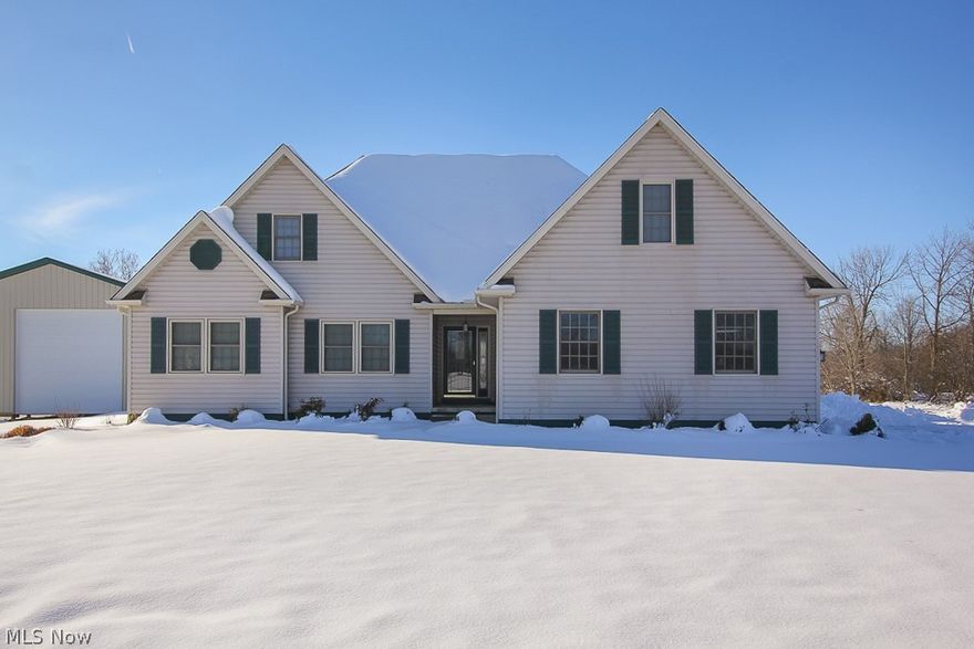 Your Country Oasis awaits! Located on 2.73 Acres in Keystone Schools, This Completely Remodeled home has 5 bedrooms and 4.5 baths! Stunning open floor plan is ideal for today's lifestyle. Beautiful Great Room with a Stone Fireplace and Hearth, Vinyl Plank flooring, and Skylights are off of the foyer. Completely updated kitchen with newer Stainless appliances, Granite Countertops, neutral tile backsplash and farmhouse sink compliment the Cherry Stained cabinets with classic detailing. Half Bath is located off the kitchen and close to the attached garage entrance. Owner's Bedroom Has tray ceiling detail, walk in closet and Remodeled grand attached bath with double vanity, and near zero walk in tiled shower. Two generously sized bedrooms on the main floor with a full second remodeled bath on the main floor. Second floor has 2 Generously sized Bedrooms, A full bath and Loft area that is large enough for a second living area, office or study. The Full basement is equipped with a Full Bath a
