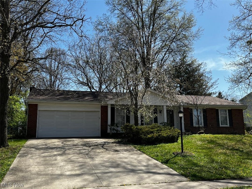 Welcome to this spacious ranch in Crestdale Estates. As you are walking in you will envision yourself sitting on the spacious front porch. The foyer entrance leads you into the living room on the left and formal dining room straight ahead, excellent for entertaing and cozy dining, too. The kitchen overlooks the back yard and features all appliances, plenty of cabinetry, counter space and a pantry as well. Plenty of room for a table and chairs, too. Step down to the ample family room with woodburning fireplace with mantle and hearth and double doors that open to the back yard with a large patio. The master bedroom will be perfect for your oversized furniture and
features a wall of closets and full bath with step in double shower. The other 2 bedrooms also have plenty of closet space and are across the hall from the mainbath with double vanity and a tub/shower. Attached 2 car garage with opener. The partial basement has a newer furnace 2015,hot water tank 2016,100 amp electric