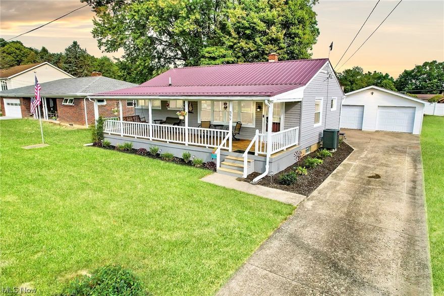 Come see this completely renovated home nestled in the heart of Bloomingdale. This home has it all! The landscaping is meticulous and the massive covered front porch is the perfect place to unwind. Enter into the living room with all new flooring and loads of natural light. The kitchen has been completely remodeled with new cabinets, countertops, stainless steel appliances and lighting. A unique nook/office or mud room area is the perfect spot as there is an ingress egress to the back of the Home and the spacious detached garage. The bedrooms are spacious with ample closet space and new floors paint, lighting.  Full ewnnocated bath new vanity on main level. Downstairs there were new block windows added, and an entirely remodeled second living area with additional full bath with custom tile and 4th bedroom! There is a Darling built in seating under the steps. This home is a must see- see notes in supplements. Call an agent today for a private showing.