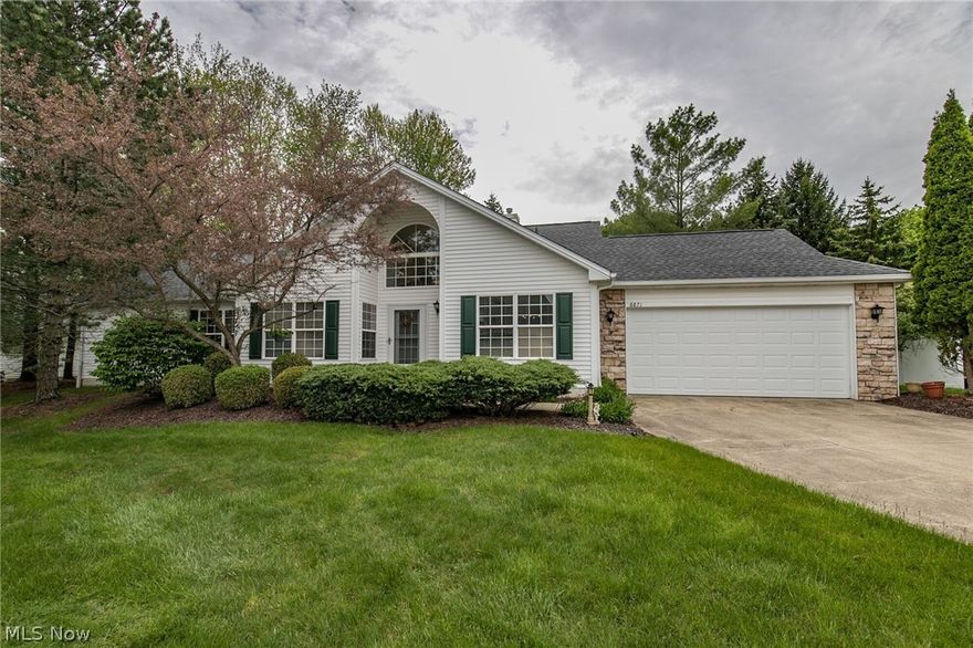 Detached Ranch condo with 2 bedrooms & 2 full bathrooms in Grand Bay of Brecksville.  It's exactly what you've been looking for!  Roof 2018.  Beautiful Sunroom was constructed ~2009.  2-car attached garage. No basement.  The office can be used as a dining room or 3rd bedroom.  Laundry room has utility sink.  Neutral decor and peaceful setting.  Grand Bay offers swimming pool, tennis courts, pond, community room, and is located near I-77.  Call today for your private showing!