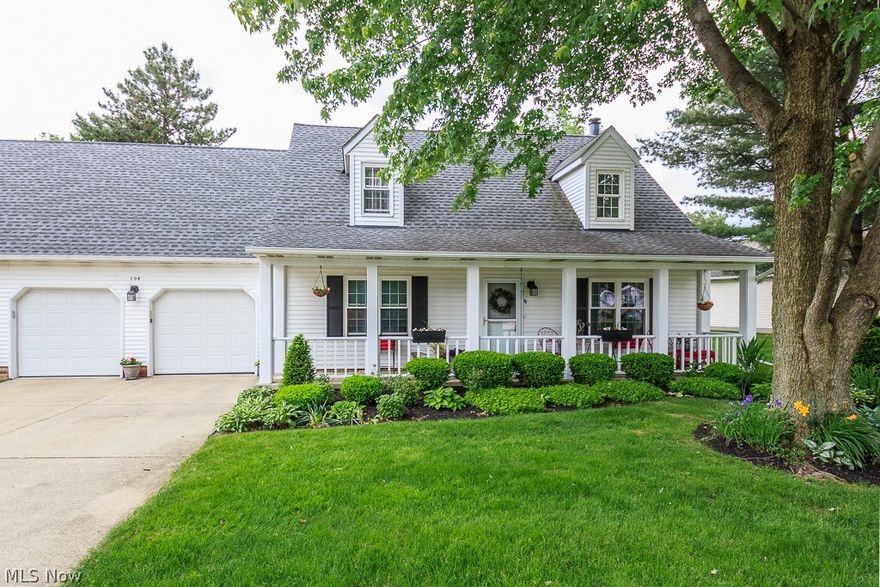 Great location with maintenance free living! This 3 Bedroom with 2 full baths condo is full of charm & character throughout! Seller has made many updates with attention to detail, giving this home a cottage like feel! Kitchen cabinets have been given a new look with paint, along w/ breakfast bar &  wainscoting accents. The family room is light & bright and has plenty of space for family functions or entertaining. A custom wall in tongue and groove pine wood gives it that special touch! First floor master w/ walk in closet & full bath! Laundry room is conveniently located on the first floor as well! Open two story living room w/ fireplace gives you that spacious feel! Upstairs you will find a loft w/ more than ample space to make into a sitting room or office/play area, two generous sized bedrooms & an additional full bath. Lots of room to store all of your extras in the attic access, that is just a step in. Enjoy the sites and sounds of the neighborhood on your front porch or on your p