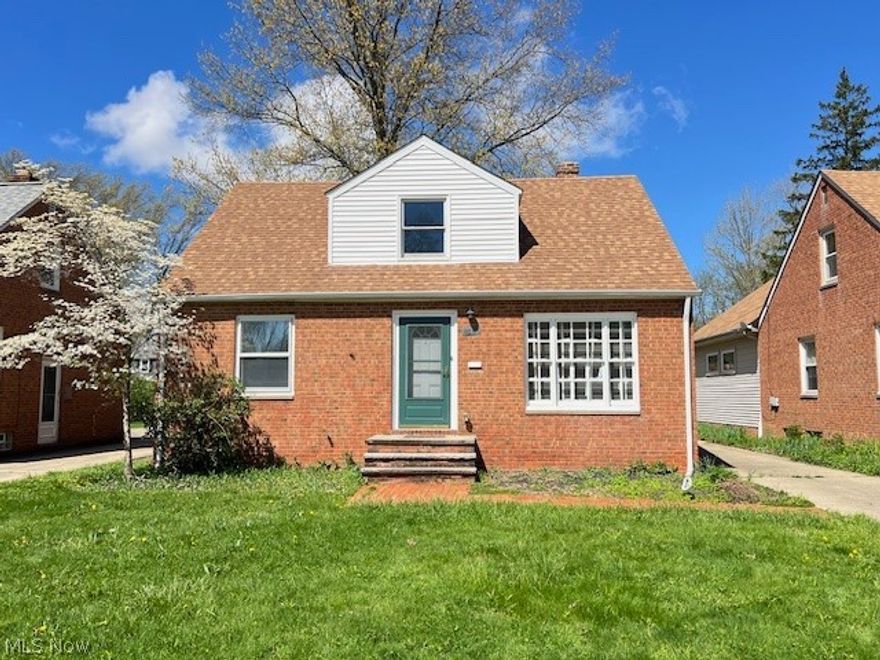 Come see this charming 2-bedroom, 1-bath Cape Cod in South Euclid! This solid brick home features classic character and a 2-car detached garage, offering both durability and convenience. Whether you're an investor looking to add to your portfolio or a buyer seeking a home with potential, this property presents a great opportunity. This could be your next smart investment. Don’t miss your chance—schedule your showing today!