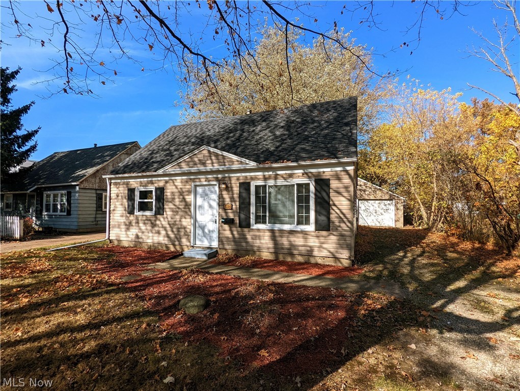 Nice 3 bedroom cape cod on dead end street. Freshly painted with new carpets upstairs. As you walk in from the front door you enter the living room with picture window. Next is the cozy kitchen with oak cabinets. There are 2 bedrooms on the first floor and the full bathroom. Upstairs is the third bedroom with half bath and large closets. The home has a nice fenced rear yard and a 20' x 20' detached garage. Don't miss this great buy!