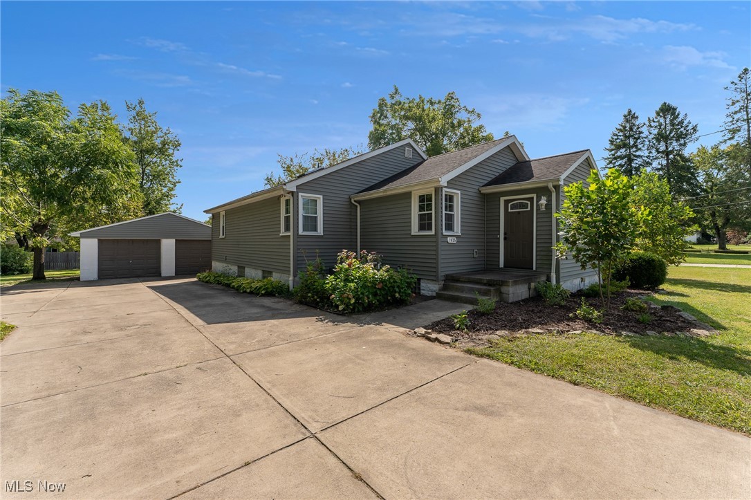 Clean and modern ranch home in McDonald. The main level of this home plays host to an open floor plan inclusive of a sprawling eat in kitchen with an island and all appliances, a spacious living room, a welcoming foyer, three bedrooms and a full bath. The basement provides ample storage, as well as, a family room, recreation room, full bath, and laundry room. Exterior features include a two car detached garage and rear patio nestled on nearly 3/4 of an acre. Call today!!