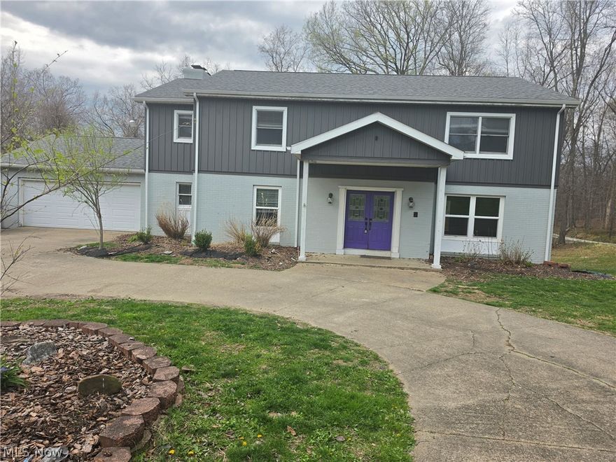If you’ve been searching for a home that offers abundant living space, comfortable layout, and land with endless possibilities, your search stops here. Ideally located less than 10 minutes from I-77 and I-70 and just minutes from Salt Fork State Park, this spacious property sits in the desirable Twin Oaks neighborhood. Set on 5 acres, this larger-than-life home provides well over 4,000 sq ft of finished living space and a floorplan designed for both function and flexibility.
The main level features a welcoming formal entryway, a comfortable primary living area, an oversized kitchen, dining space, bath, laundry room, and a cozy fireplace. A beautiful secondary living room leads directly to an enclosed, heated four-season room—perfect for year-round enjoyment. Upstairs, a spiral staircase brings you to four bedrooms and two full baths, including a master suite with its own fireplace, walk-in closet, and a sectioned bath with a soaking tub.
The finished basement adds even more usable space with walk-out access to the lower patio, a full bath, an original laundry area (not currently in use), and an additional room ideal for a bedroom or flex space.
Outside, the property continues to impress with a two-car attached garage, two-car carport, in-ground pool, and a pool house with bathroom and shower (currently not in use). A looped concrete driveway provides easy access, and the surrounding acreage brings frequent wildlife sightings and plenty of room to enjoy the outdoors.
This property delivers space, comfort, and land with room to grow—an opportunity that doesn’t come around often.