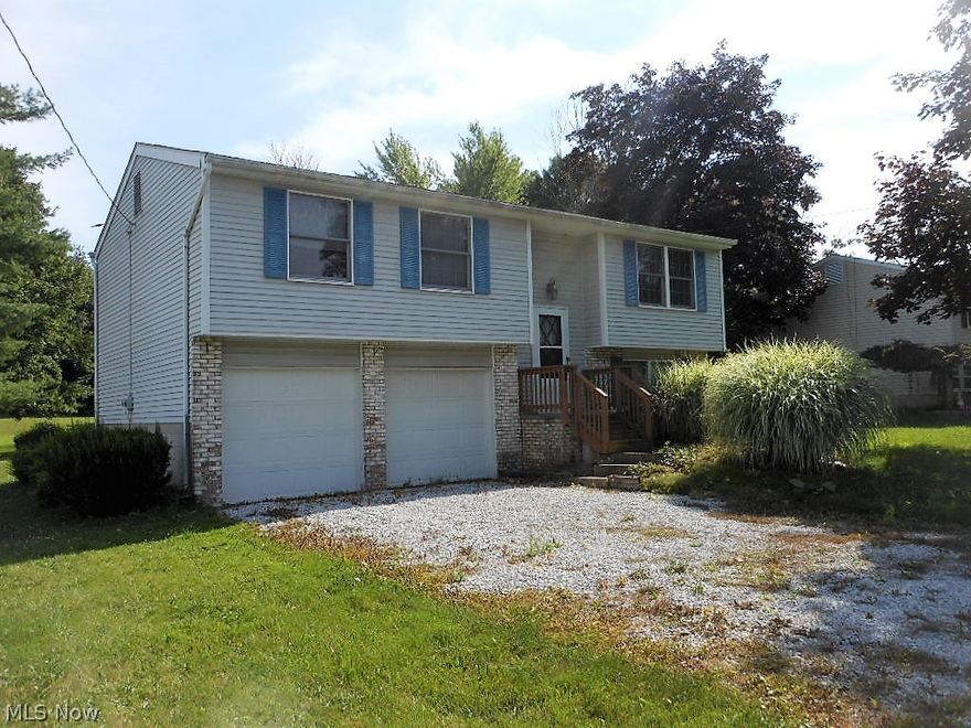 Located in Broken Fence Estates, this home sets on a 90 x 370 foot lot. The home needs TLC and is waiting for its new owner to bring it back to life. There is a Living room, Dining area, Kitchen, 3 Bedrooms and 1 Bathroom on the main level.  The lower level is unfinished. Updates include Furnace (2009). Roof shingles, Attic fan and Hot Water Heater (2010). Central Air Conditioner (2011). Garage door opener (2013). Deck and Sliding Door (2015).
