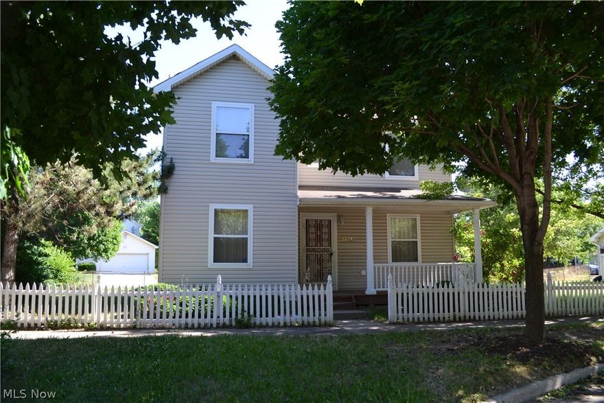 Must see 3 bedroom 1320 square feet Colonial home built in 1995.  Home offers an attached 1 car garage with 2 bathrooms.  Freshly painted interior with all newer plush carpeting. Kitchen and foyer have newer ceramic tiles. Living room has a gas fireplace.  Bedrooms offer large walk-in closets.  Basement has glass block windows. Home has security doors and a fenced in front and back yard.