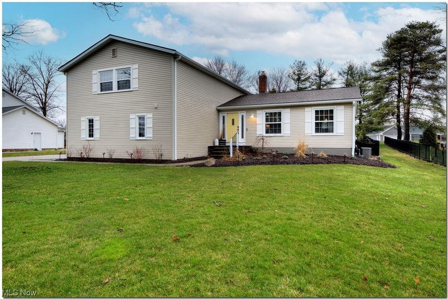 Welcome to this Hudson beauty! Excellent curb appeal with professional landscaping. Inviting foyer will lead into the family room with gas fireplace and patio doors leading out to excellent outdoor entertainment space with patio, fire pit, large shed and fenced in backyard. Glamorous kitchen with granite counter-top, tile backsplash, an under-mount sink,  stainless steel appliances, gas stove and tiled floors. Formal dining room which flows to a large modern living room, both have engineered hardwood flooring. This main level hosts a 1/2 bath and laundry room. Upstairs  is where you will find generous sized bedrooms and a full bathroom. The master suite has a large walk-in closet, a full bathroom with a large custom tiled walk-in shower. The oversized 2-car garage has an additional 4' in depth. New since 2019: fence, gutters, soffit, downspouts, shutters, outdoor lights, 10 windows replaced-triple pane, fire-pit, landscaping, Pantry system, glass-block windows. Just blocks away from do