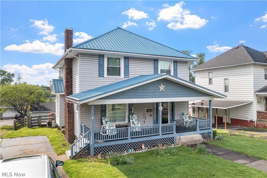 Move-in ready and full of character, this 3-bedroom, 1.5-bath home in Cambridge offers a blend of original charm and practical updates in a location close to it all. Inside, you’ll find beautiful original wood trim and an elegant dining room with coffered ceilings that add a level of detail rarely found at this price point. The layout includes a larger primary bedroom with a walk-in closet, along with multiple storage options throughout the home to keep everything organized. The updated features bring peace of mind, including newer windows, a newer metal roof, and a new furnace, helping improve efficiency and long-term comfort. The finished basement expands the usable living space with a large family room, dedicated office area, and a spacious laundry room, giving flexibility for work, hobbies, or additional living needs. Outside, the home continues to deliver with both a covered front porch and a covered rear deck, providing great options for relaxing or entertaining. The fenced-in backyard adds privacy and functionality, while the oversized 2.5-car garage offers excellent space for parking, storage, or projects. Conveniently located near the hospital, downtown Cambridge, restaurants, and local activities, this home offers easy access to everyday amenities while still providing a comfortable residential setting. With a combination of character, updates, finished basement space, and a highly functional layout, this property is well-positioned for a variety of buyers looking for a home that offers both style and usability.
