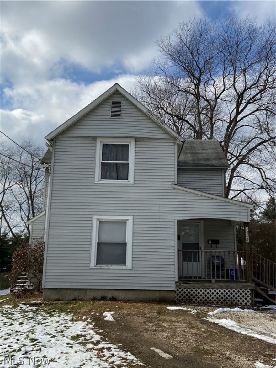 Great income property with easy freeway access. Established tenants on month-to-month lease. Nicely updated inside; includes newer kitchens, new laminate flooring in 2-bedroom unit. The 2-bedroom has a large living room open to kitchen with all appliances and two full bathrooms with vaulted ceilings and skylights. Second unit has one bedroom, kitchen, living room and one full bathroom. Both have access from unit to the shared basement with laundry. Each unit has a side deck for some outdoor space including a large yard. Electric is separately metered. Owner pays gas/water/sewer/trash.