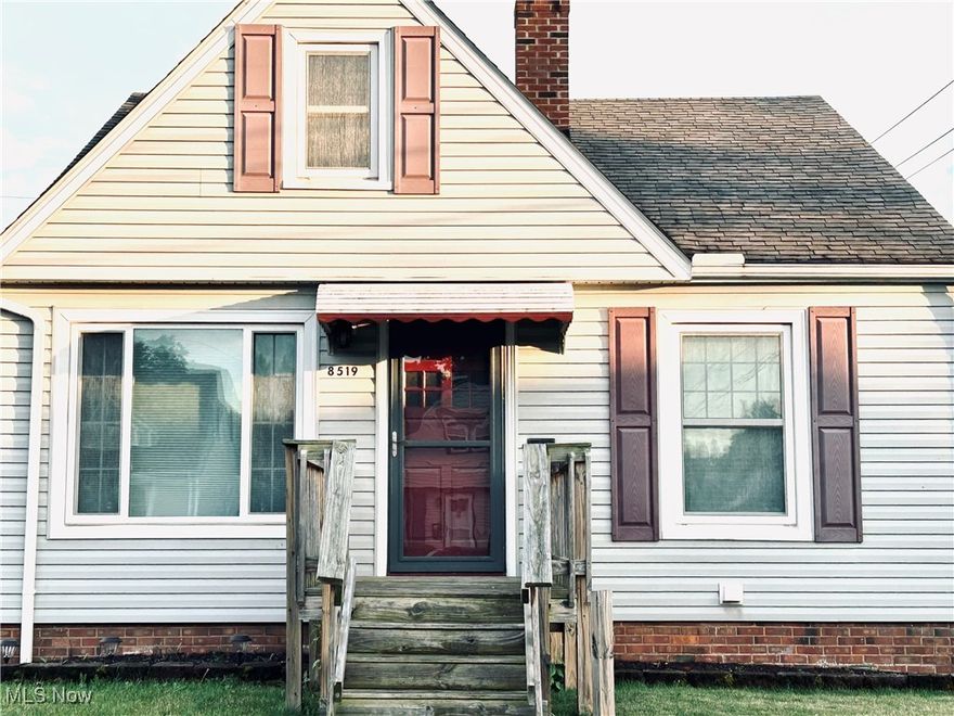 This cute and charming Cape Cod is nestled just off the desirable Parma Circle and priced for a quick sale.  The first floor offers a spacious living and dining area, perfect for everyday living or entertaining. Two comfortably sized bedrooms are located on the main level with a large third bedroom upstairs featuring its own full bath.  The lower level includes a full basement with a rec room for added living space. Enjoy a fully fenced, low-maintenance backyard ideal for relaxing or hosting.  Home is being sold as-is.  Don't miss this great value and opportunity!