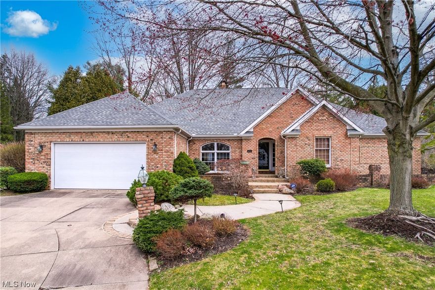 Don't miss out on this gorgeous brick ranch in Fairlawn! This charming ranch features an open floor plan where it counts, and a very private feel when you need some peace and quiet. Walking in you will instantly feel at home with a large foyer with ornate hardwood floors and views into a family room where your friends & family will be for all the gatherings! The large formal dining room with its tray style ceilings, feature lighting, crown molding and breathtaking archways is room enough for even the biggest dinner parties! Flowing through the home you'll love the kitchen where art deco with a modern touch meet! Granite countertops, beautiful hardwoods, storage for even the best of chefs, lots of natural light, as well as an eating area that overlooks into the backyard will check off all the boxes! Off the kitchen is a living room that features built-in shelving, fireplace and a walkout to the back patio! And for a private feel, a large family room with vaulted ceilings, feature lighti