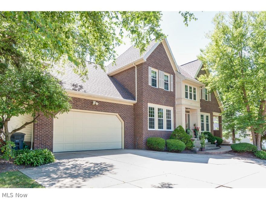 2819 Valley Rd is a really spectacular home with so much to adore. The living room is gorgeous, featuring box beam ceilings, a fireplace with marble inlay, and beautiful french doors leading outside. The kitchen is well appointed with much cupboard space, hardwood flooring, granite counters and opens to an eat in area. The eat in area has a vaulted ceiling with skylights, as well as sliding doors to the deck. Also on the first floor is a formal dining with crown molding and chair rail, an office with box beam ceiling and access to the side porch, and an additional cozy living room. Upstairs, the master suite is spacious with vaulted ceilings, a lovely fireplace, and large windows for natural light. It's truly a peaceful space to retire. The master bath is huge and has separate vanities. The other rooms are nice sizes and each have a ceiling fan. The finished basement adds significant living space and perfect for entertaining! There you will be pleased to find a large bar, a media room