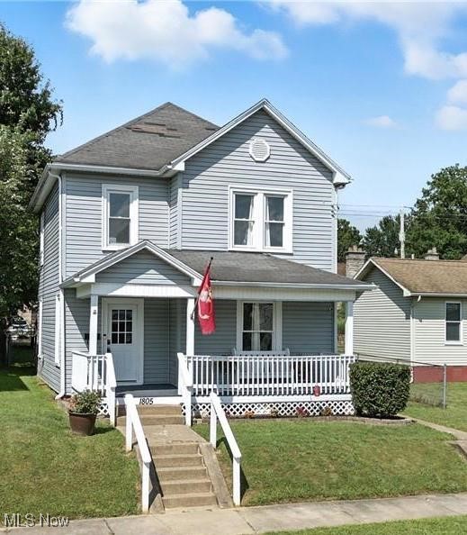 Step into a perfect blend of historic charm and modern updates in this beautifully maintained and updated 1907 home. Featuring 4 bedrooms and 1.5 baths, this property offers a welcoming front porch and a large back deck—ideal for relaxing or entertaining.
Many updates in 2025 including the kitchen and the updated flooring that flows throughout the entire home, adding style and comfort to every room. Out back, enjoy a fully fenced in backyard and a two-stall detached garage built in 2020 with electric and convenient alley access with additional off street parking. You'll also love the adorable shed in the backyard, complete with a tanning bed, offering the perfect personal retreat.
Don’t miss the opportunity to own this move-in-ready gem that combines character, function, and a touch of fun! Schedule a showing today!