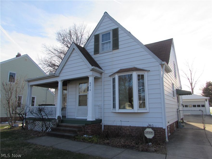 Welcome to your new home!  Just walk in and you will fall in love with this one owner 4BR/2BA Cape Cod located on lovely Parma Park Drive (one of the prettiest streets in Parma Heights).   Amazing curb appeal with an adorable front porch, great landscaping, and bay window from the Kitchen.  Living room is filled w/natural light from the two windows & is open to the dinette.  Spacious Kitchen open to adjacent dining area. Large 4-season / Family Room (15 x 14) with plenty of natural light overlooking the backyard gardens and outdoor patio area. The first floor also features two bedrooms with hardwood floors and main full bath.  Two bedrooms upstairs with brand new carpeting and plenty of storage.  Most rooms on the first and 2nd floor have been freshly painted.  Finished basement with additional full Bath, decorative FP, and glass block windows. Many recent updates including newer windows (2008), H2O tank (2014), A/C (2015), Fridge & Stove (2016), and more. Oversize 2 ½ Car Garage (with