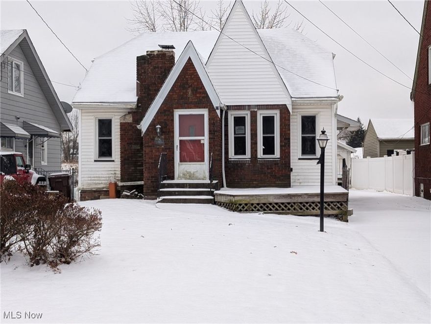 Ranch home with 2 bedrooms and 1 full bath. Property sold as is. No guarantees. No warranties. Must be pre-approved or show proof of funds. All initial offers must be submitted via website provided by the BUYER AGENT ONLY. Please be advised that any offers on this property require a minimum Earnest Money Deposit