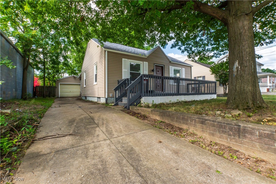 Welcome to this Two Bedroom Ranch home that sits central to the City of Akron. With all amenities of shopping, transportation and restaurants nearby this home offers options. Inside the home you will find the kitchen just off of the living room. With Stove and Refrigerator being offered with sale of home. The Two Bedrooms sit to both sides of the bathroom area. Out back there is a bonus room that will give additional options as well. If you're looking for a home to make your own or adding to your portfolio then Schedule your Private Showing Today.