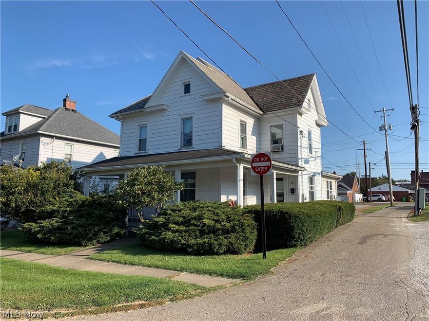 Looking for a nice solid home conveniently located or this would make a great investment property!   This home has many options with the location and opportunity to be converted into a duplex. There are 3 bedrooms and a full bath upstairs with the possibility of a fourth bedroom on the main floor. Nice mudroom entrance with first floor laundry. Beautiful wood work throughout the home with high ceilings. Great price for a great home, call to take a look today!