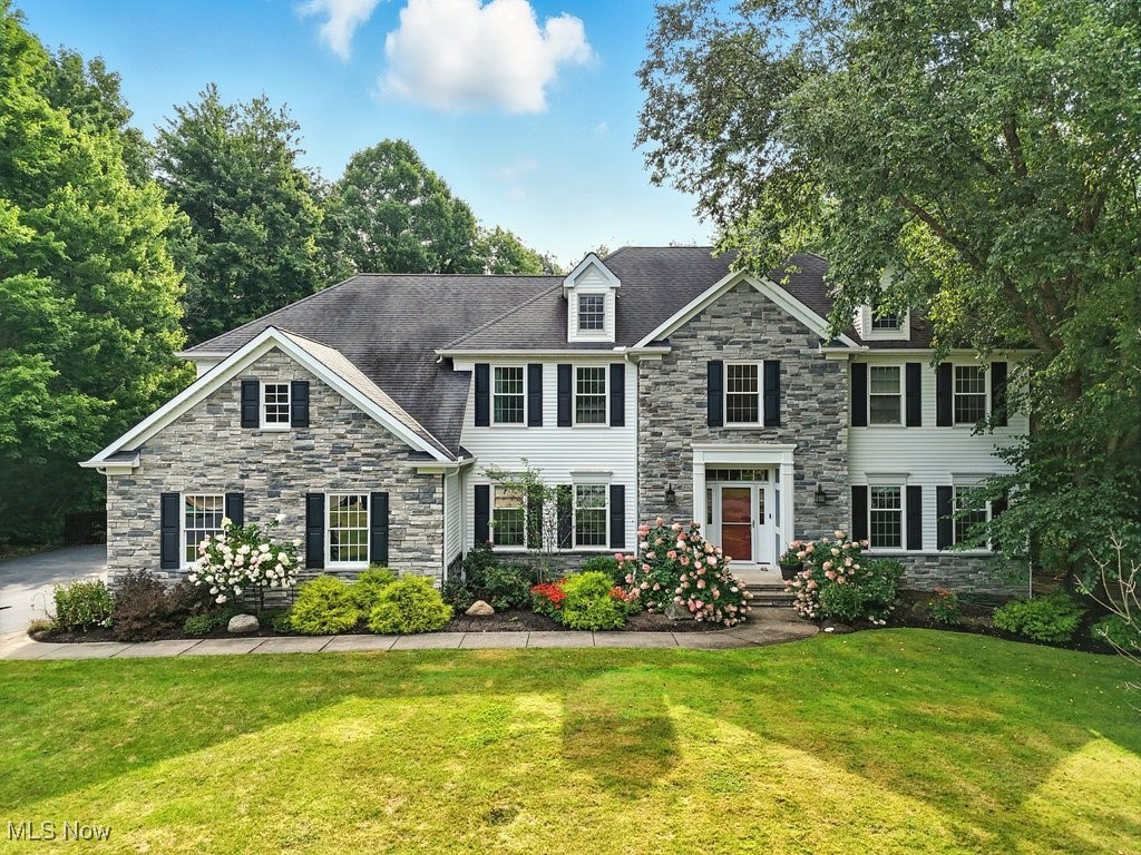 Welcome to this prestigious Canyon Lakes Colonial! Step into the impressive two-story foyer, flanked by formal living and dining rooms, both enhanced with newer hardwood flooring throughout the main level.
The large gourmet kitchen is a chef’s dream, featuring luxury appliances, granite countertops, a spacious island with seating, and a charming eat-in dining area. Flowing seamlessly from the kitchen, the two-story great room showcases a stunning wood-burning fireplace and leads to a private first-floor office with elegant coffered ceilings. Two full bathrooms with updated tile floors are conveniently located on the main level, along with dual staircases – the rear staircase featuring a handicap lift for added accessibility.
Upstairs, the expansive master suite boasts a completely updated glamour bath with heated floors, and a massive seamless glass shower and a separate private lavatory. Three additional bedrooms complete the second floor – one with its own ensuite bath, and two others sharing a Jack-and-Jill bathroom with separate vanities.
The fully finished lower level is perfect for entertaining, featuring a wet bar, a spacious recreation area, and a dedicated theatre room complete with reclining chairs and a full sound system.
Nestled on a private, fully fenced 0.77-acre lot, the outdoor space offers a large deck, trampoline, and swing set – ideal for family fun. A three-car attached garage provides plenty of storage and convenience.
This remarkable home offers a rare blend of luxury, comfort, and functionality in the sought-after Canyon Lakes community.