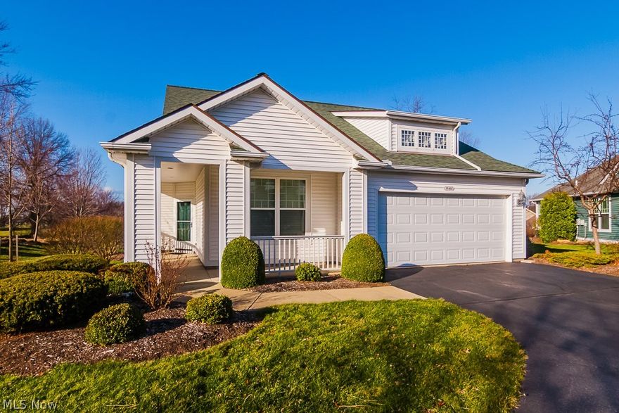 Highly desired neighborhood! Just listed..original owner. The owners have made huge renovations and updates from the original builder construction.. Spacious open floor plan, 2 bedroom 2 bath ranch. This home has it all including a custom kitchen and master bath by Virgils. The second bath also was remodeled. There is custom trim and crown throughout the home. The utility room has cabinets for extra storage....the garage has extra cabinets as well and a gorgeous nature stone floor. It features 2 covered porches front and back. A pleasure to show...a treat to view...a blessing to own. Don't miss out call today!