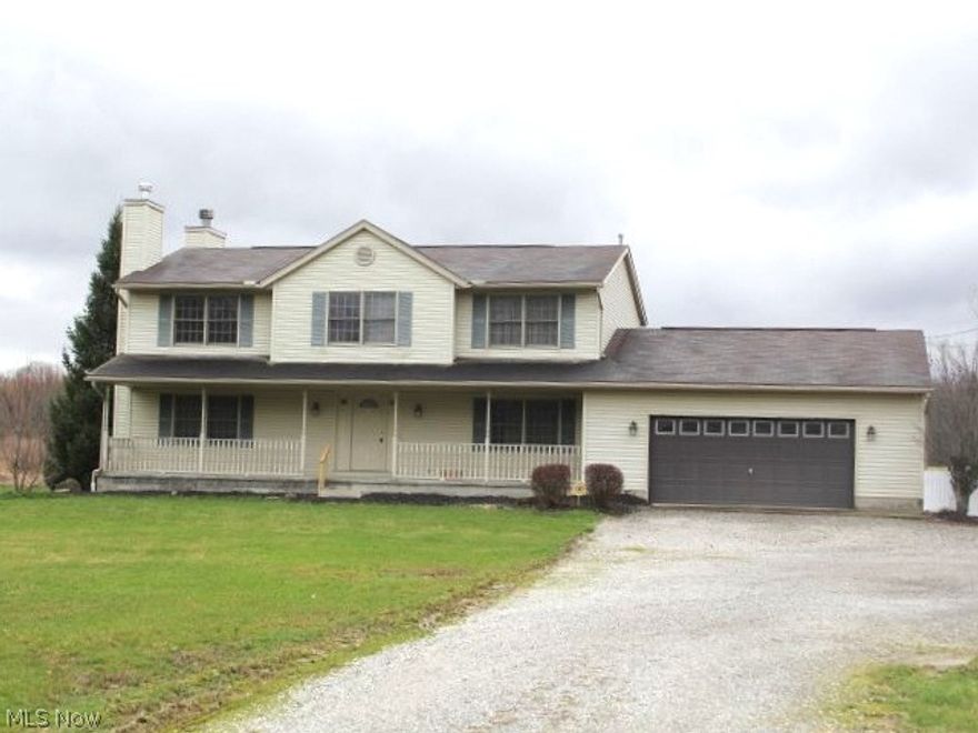 This is country! Nice large colonial on 2.82 acres with a large out building with 2-bay doors and electric and a concrete floor. Use it as additional garage space, storage, or convert to a barn! The home features 4-bedrooms, 2-full baths and a 1/2-bath above ground, also another nice full bath in the basement with a summer kitchen! The basement could be an in-law suite, or guest lodging, whatever is needed. The yard has a basketball 1/2-court,  and room for a garden. This needs some sprucing to make it your own. This home is being sold as-is, no contracts will be consider until the home has been on the market for 7-business days. All buyers must sign the "Owner Occupied" notice that is in the supplements section in the MLS and submit with all contracts. All offers must have Proof of funds/loan approval, and minimum of $1,000.00 earnest deposit submitted with the contract. NOTE: The above ground pool is being removed for safety reasons.
