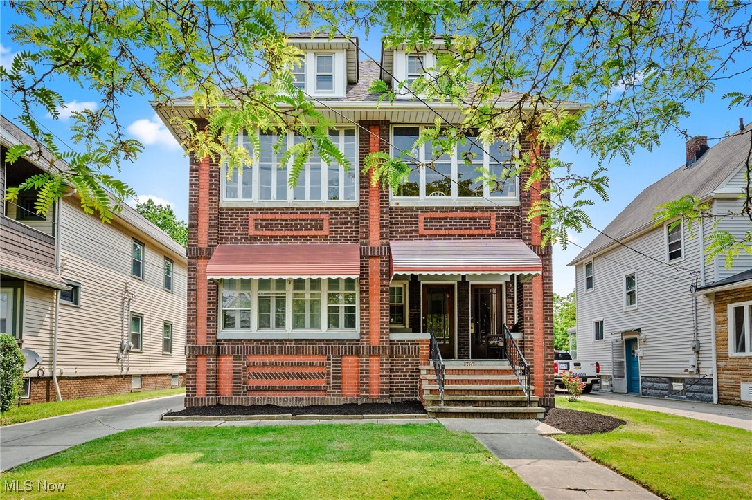 Newly remodeled brick duplex! Full tenant occupancy! Great location! Each two bedroom unit offers over 1300 square feet of living space. First unit includes a modern kitchen with an abundance of white cabinets, granite breakfast bar, and stainless steel appliances. Kitchen opens to the dining room which features white built-in glass cabinets and two large living room spaces. Second floor unit includes remodeled kitchen with newer cabinets, stainless steel appliances, and counter tops. Dining room boasts beautiful wood built-in glass cabinets and opens to a spacious living room, sunroom and three season porch. Both units include luxury vinyl floors throughout and updated baths. Laundry room on lower level with newer washer and dryer, two sets. Third floor attic offers plenty of storage space. Easy access to local shopping and restaurants! Don’t miss this great investment opportunity! Call for your showing today!