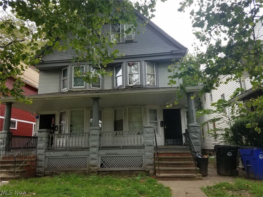 Fully occupied side by side duplex - INVESTORS ONLY - fully tenant occupied with long term tenants (rents are: $660/month and $595/month); tenants pay gas/electric utilities and owner pays water/sewer/trash and is responsible for lawn care.  Each unit has full living and dining rooms, private/separate unfinished basements with laundry hook ups, eat in kitchens, and 2 full floors of bedrooms and bathrooms! Over 1,500 sq. ft. in each unit! Both leases attached as reference.