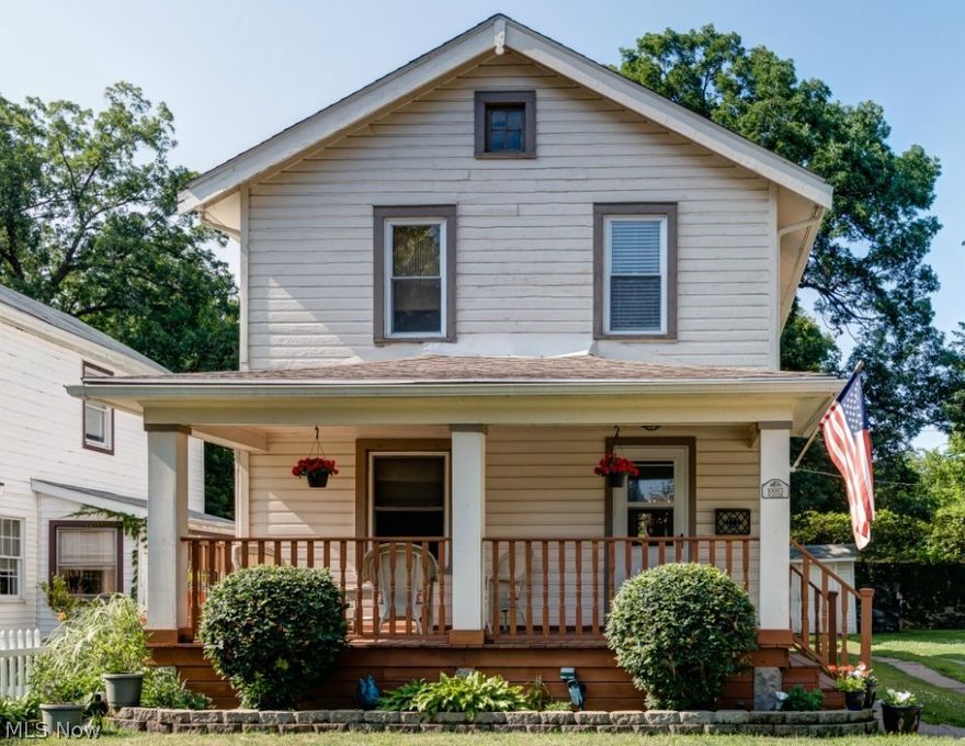 Gracious Bratenahl living! Just a short drive to downtown Cleveland! Check out this completely updated three bedroom colonial in Bratenahl with loads of character!  Large wood beamed ceiling living room and a recreation room for entertaining!  Large bright and sunny full bath! Large master bedroom with a huge walk in closet! Updated windows throughout the home including glass block windows in the basement!  Updated furnace and air conditioner!  Updated Electrical Panel and lines to the home!  Newer carpeting and freshly painted! Newly painted basement! Fenced in back yard off or the rear porch includes a newly installed paver patio! Kitchen was completely updated in 2001 with all new cabinets and appliances!  All the appliances stay with home!  Exterior was freshly painted!  This home is move in ready!