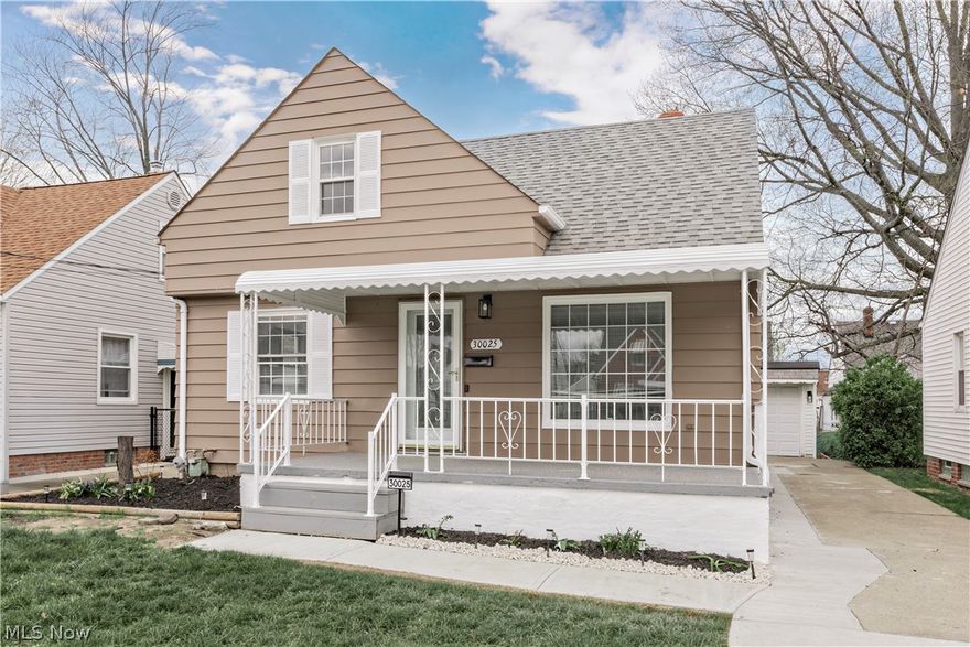 Welcome home!! Pride of ownership is the hallmark of this absolutely gorgeous and completely renovated 3-bedroom 2 full bath bungalow. From the moment you step onto the charming covered front porch, you’ll notice the incredible attention to detail, including fresh exterior and interior paint, stylish new LVT flooring, and plush new carpeting throughout. The heart of the home features a sun-drenched living room that flows into a lovely, fully updated kitchen complete with granite countertops, premium stainless steel appliances, and ample cabinetry. Through the sliding glass doors, you’ll find a massive 20x10 rear deck overlooking a private, fully fenced-backyard—perfect for relaxing or entertaining. The thoughtful layout provides two nicely appointed bedrooms and a modern full bath on the main level, while the second floor is dedicated to a spacious master retreat featuring dual closets, including a generous walk-in, and extra storage. The living space extends to the finished lower level, which boasts a sprawling recreation room, a second full bathroom, laundry room, plenty of additional storage and glass block windows. Beyond the aesthetics, this home offers total peace of mind with a new AC unit, a newer furnace, brand-new cement work, vinyl windows, updated electrical and new sewer lines from the house to the street (Sewer Dye Test - compliant). Combining exceptional style with a prime location, this turnkey gem is a rare opportunity you won’t want to miss!