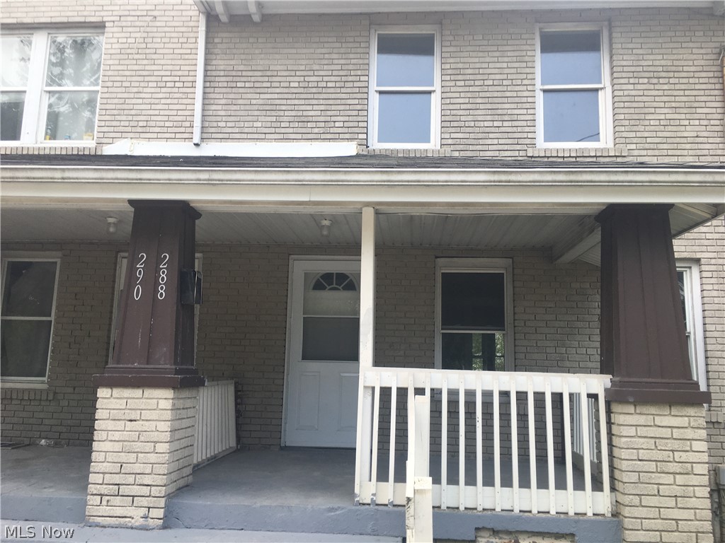 Very spacious apartment set up like a townhouse. The rental home has covered front porch, spacious living and dining area, and galley kitchen with refrigerator and stove on main floor. The upstairs has one full bath, large bedroom with two closets and a second smaller bedroom that has new flooring. The unfinished basement is private with individual laundry hook ups and plenty of storage space. Off street parking available. NO PETS! Professionally managed. $35 applications fee online.