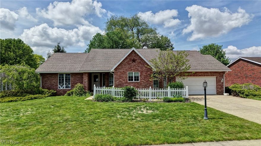 BRING ALL OFFERS to the Realistic seller and Make this your Dream Home!
This desirable brick ranch offers space and style that come together effortlessly. As you walk up to the private covered front porch you immediately feel calm and relaxed. Step inside to discover a large dining area for your family gatherings. The airy adjacent kitchen features abundant oak cabinetry and a dining area flooded with abundant natural lighting. The massive heart of the home kitchen is perfect for culinary creations with plenty of room for all your family. Venture into the massive living room with vaulted ceilings for family relaxation while warming up to the gas fireplace to enjoy your favorite book or game. This room seamlessly connects to the attached 13’ x 24’  sunroom flooded with natural light and high vaulted ceiling, while enjoying the rear lawn views. The master suite is adorned with a triple tray ceiling, large walk in closet and attached master bath with a corner whirlpool tub and separate walk in shower. 2 additional bedrooms and a full bath complete this masterful level. The custom oak staircase leads you to the lower level where you can enjoy a large finished family room, a full bathroom and there is abundant space for your storage. You will be pleased to have a first floor laundry area as well as laundry availability in the lower level.
Roof is approximately 12 years old. This quiet area on a dead end street makes this home the perfect blend of comfort and style 
—schedule your showing today