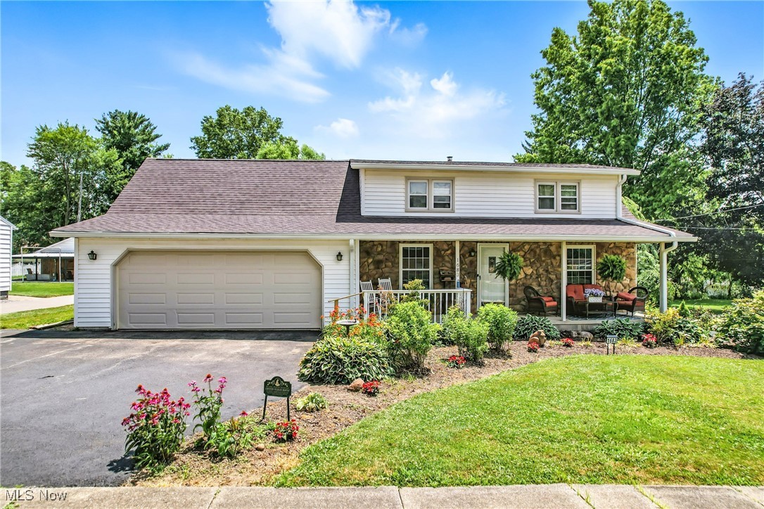 Spacious Home in a Gorgeous Park-Like Setting – Desirable SE Location! This beautifully unique home offers tons of living space, charming details throughout, and an incredible park-like setting that’s perfect for peaceful living and entertaining alike. The main level features a first-floor master bedroom with a private full bath, a cozy living room with built-in shelving, and a formal dining room for family meals or gatherings. The rustic and inviting family room with a wood burner adds warmth and character — the perfect spot to relax year-round. Step outside into your very own outdoor paradise — a partially covered back deck, brick patio, and a beautifully landscaped yard with perennials, landscaping pond, a path to the greenhouse and shed, and a fully fenced yard with 3 gates for easy access and privacy. Inside, you’ll also love the oversized first-floor laundry/mudroom, offering tons of space and functionality. Upstairs, a huge landing area leads to two large bedrooms and another full bath — ideal for guests, kids, or a home office setup. Top it all off with an oversized 2+ car garage, perfect for vehicles, storage, or workshop needs. This is the perfect blend of space, charm, and nature — don’t miss the opportunity to make this one-of-a-kind property yours!
Brand new roof July 2025, freshly painted interior