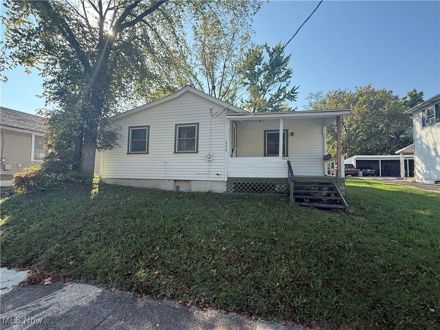 Investors special! Great starter rehab project or buy, fix and hold property. House has been mostly gutted and is ready for you to put back together. Originally constructed as a 1 bedroom, the bonus room could be finished into a second bedroom. There is room to build a detached garage. New roof, newer high efficient furnace (air can be added), newer water heater, and basement wall was fixed in last few years. Nice shed and deep yard. Walking distance to Medina shopping Center, Giant Eagle, city swimming pool, public park, public schools, school stadiums, and downtown Medina. Cash only.