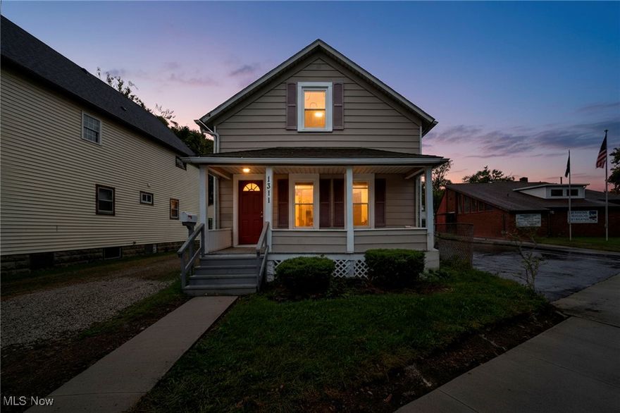 Beautifully updated and remodeled home in a highly sought-after location near the lake and local attractions! This charming home is ready for immediate occupancy and offers a bright, open floor plan filled with natural light from the updated vinyl windows. Spacious first floor features newer gleaming laminate wood flooring that’s both stylish and durable, along with a convenient first-floor bedroom and full bath—perfect for one-floor living. The second floor provides excellent flexibility, offering two additional possible bedrooms or the option for a bedroom and a rec/media room to fit your needs. Inviting kitchen will delight any cook with its gas range and included refrigerator, while the formal dining area is ideal for large gatherings and entertaining. The full basement has been professionally waterproofed & includes updated mechanicals such as HVAC, hot water tank, plumbing, some electrical, and concrete—offering peace of mind for years to come. Situated on a fenced lot with a 1.5-car garage providing extra storage or workshop potential, this home delivers comfort, space, and modern updates at an affordable price. Move right in and enjoy maintenance-friendly living near everything the lakefront lifestyle has to offer!