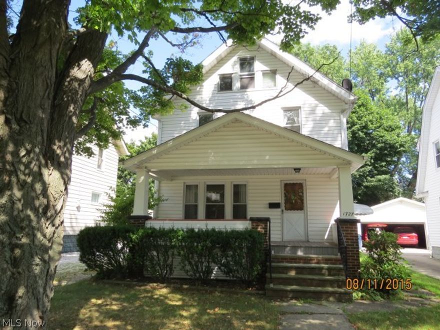 Great Opportunity!  2 story colonial with 3 bedrooms, 1 bath and a walk up third floor.  Great location.  Vinyl siding.  Vinyl windows.