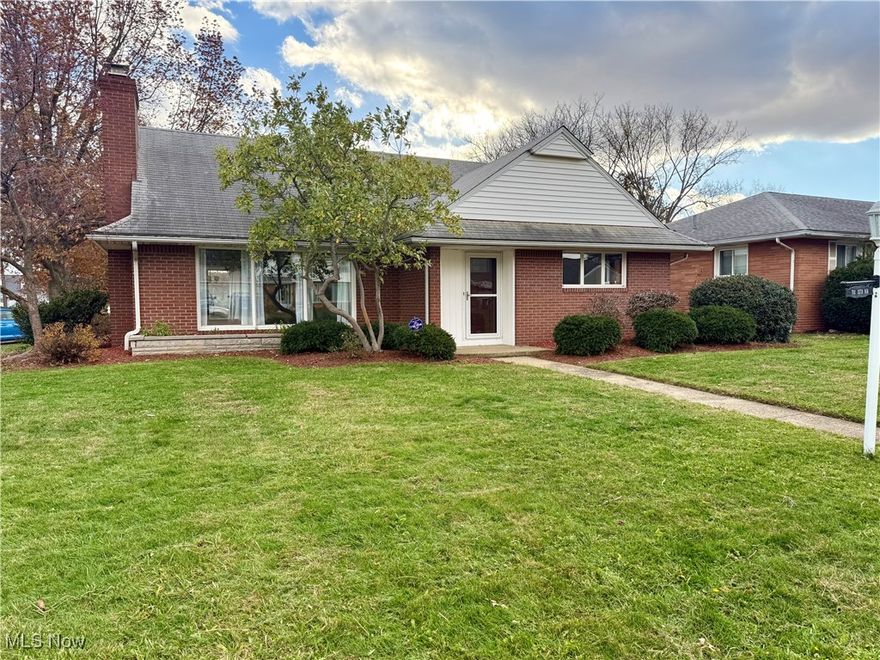 Welcome home to this renovated 3 bedroom, 2 bath brick bungalow! First floor living at its finest. Master bedroom, bathroom and laundry all on the first floor. The spacious living room has large picture windows and a stone fireplace and crown molding. The dining room has new LVP floors and wainscoting and crown molding with a large picture windows. The large eat-in kitchen offers a newer double oven, pantry and island. The den has newly installed LVP and first floor laundry, and connects to a 2 car attached garage. Upstairs you will find 2 large freshly painted bedrooms with ample closet space, original hardwood floors and newer energy efficient windows. There is also a second full bath with plenty of storage. The basement has laundry hookups, a utility sink, water softener, and energy efficient HVAC. The large basement offers a 3rd fireplace and ample storage. Make this your home today! Agent related to seller.