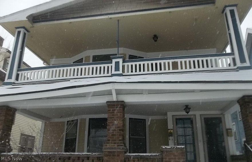 Cleveland Heights is a great location to live, it has many amenities; arts; music; shopping plus a lot more. Two family Colonial with 6 bedrooms and 2 bathrooms. This home has over 3039 square footage. Two car garage.  Living room has decorative fireplaces. Formal Dining Room has built ins to show off you collections.  Kitchens have ample cabinetry and eat in areas.  Spacious basement for extra storage.  Expansive front porches to relax on. Live in one unit and rent the other unit for extra income. Schedule your showing Today!!