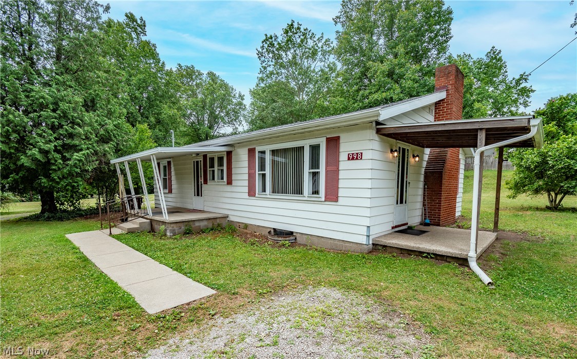 Welcome to 998 Milo White Drive! This 3 bedroom, 1 bathroom ranch sits on almost a half acre lot and is conveniently located within walking distance to Springfield Lake! Enter into your kitchen featuring wood countertops and eat-in kitchen area. Three good sized bedrooms with ample closet space and full bath. Large extended living room with built in shelving, fireplace, and space for a dining area. Great sized yard boasting a shed with loads of storage space. New A/C and furnace installed 7/8/22. New roof 2019. New septic pipes and electrical panel 2022. Schedule your private viewing today!